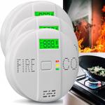 3er-Set Sicherer CO & Rauchmelder Kombigerät Air-Guard Duo, 85dB. Zuverlässig...