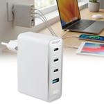 100W GaN III USB-Ladegerät mit 4 Ports, 3x USB-C & 1x USB-A, Schnellladegerät...