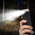 Kompakte Smartphone-Ansteck-Taschenlampe, Lightning, 280 lm: Helles LED-Natel...