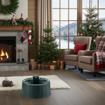 Super-stable Christmas tree stand Ø40x21cm for max. 2,6 m tree height – Secur...