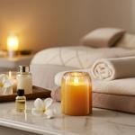 LED Kerze Braun 7,5 x 10 cm: Bewegliche Flamme, warmweisses Licht, flackernd ...