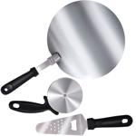 Set pizza parfait 3 pièces en acier inoxydable premium antirouille – pelle à ...