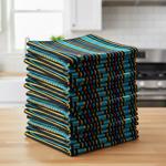 Set of 20 utility kitchen towels 100% cotton: highly absorbent dish towel & m...