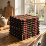 Set of 10 Grubentuch 100% cotton: Absorbent tea towel & multipurpose cloth, r...