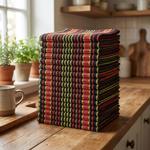 20er-Set Grubentuch 100% Baumwolle: Saugstarkes Geschirrtuch & Mehrzwecktuch,...