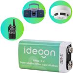 High-quality 9V block battery – 6LR61 alkaline 9 volt – Reliable power source...