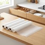 Lot de 4 tapis antidérapants pour tiroirs 50 x 150 cm – Tapis de fond polyval...