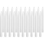 Spitzkerzen 20er Set Weiss – Stilvolle Tafelkerzen – Hohe Qualität, lange Bre...