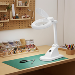 LED-Lupenleuchte, 1,75x Vergrösserung, 6W, 400 Lumen, Linse mit Ø90 mm  - Prä...