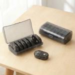 Set of 2 medication boxes 7 days – pill box 7 days 2 compartments morning eve...
