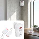 Affidabile impianto di allarme PIR con 2 telecomandi – Potente allarme casa d...