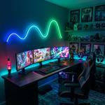 Wi-Fi LED strip 5m: Tuya Smart, RGB+white light dimmable, Alexa/Google Home v...