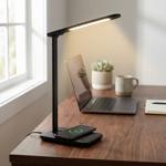 LED desk lamp with charging station - table light 3000-7000K, touch control, ...