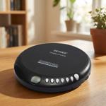 Lecteur CD portable avec système anti-choc - avec écouteurs et écran LCD - Di...