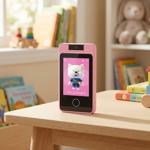 Kinder Media Player Rosa, Touchscreen & drehbare 48MP Kamera: Lernspiel-Konso...