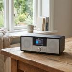 Système musical DAB+/FM avec radio internet, lecteur CD, Bluetooth, WiFi, 2x1...
