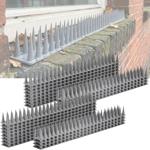 24er Set Taubenspikes Grau 10,8m - Effektive Vogelabwehr aus Polycarbonat - 3...