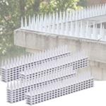 24er Set Taubenspikes Weiss 10,8m - Effektive Vogelabwehr aus Polycarbonat - ...