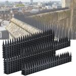 Set of 24 black pigeon spikes 10.8 m – effective polycarbonate bird deterrent...