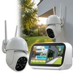 Set mini caméra de surveillance professionnel : caméra extérieur 3MP HD ultra...