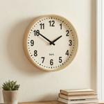 Moderno orologio da parete effetto legno, 30 cm – Orologio silenzioso senza t...