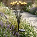 Solar firefly light for the garden: 12 movable light globes with 2 modes, gro...