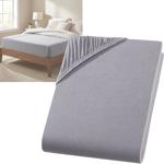 Lenzuolo con angoli premium per letto boxspring e letto ad acqua - Grigio, 14...