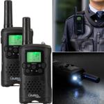 Set da 2 radiocomunicatori PMR con VOX, Walkie Talkie con torcia, portata di ...