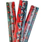Schönes 3er-Set Verpackungspapier 70x150 cm für Weihnachten - Festliches Gesc...