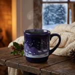 Élégant mug en grès pour vin chaud 200 ml – tasse raffinée avec repère 0,2 l ...