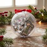 Elegant 6-piece stainless-steel cookie cutter set: 5 beautiful Christmas bisc...