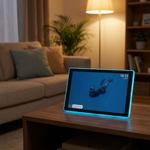 Cadre photo numérique Wi‑Fi 10,1 pouces avec app Frameo – écran tactile IPS, ...