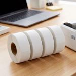 Set de 4 rouleaux d’étiquettes pour imprimante thermique Bluetooth CH12428 : ...