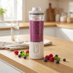 Tragbarer Akku Standmixer & Smoothie Maker kabellos: Leistungsstarker Mini Bl...