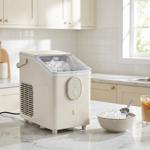 Macchina per cubetti di ghiaccio – Compatto ice maker dal design retrò con se...