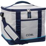 Sac isotherme 28 litres blanc/bleu – Sac isolant pliable avec isolation 6 mm,...