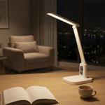 Aufladbare LED Schreibtischleuchte – Schicke Nachttischlampe mit Touch-Dimmer...
