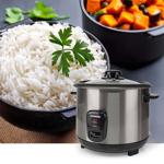 Cuiseur à riz en inox design avec fonction maintien au chaud, 1,5 litre, 500 ...