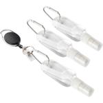 Wasp repellent spray bottle set of 3 with carabiner & 65 cm retractable clip ...
