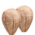 Wasp nest decoy set of 2 made of robust polyester – natural wasp control with...