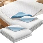 Set da 2 telini per incontinenza lavabili 75 x 90 cm – coprimaterasso protett...