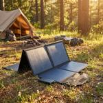 Faltbares Solarpanel, hocheffiziente 18 V & 100 Watt, 8 monokristalline Solar...