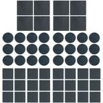 Felt gliders 56-piece value pack, black – anti-scratch felt for chair legs & ...