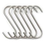 Set di ganci in metallo 9 cm – Pratico set da 6 robusti ganci universali per ...