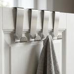 Stainless steel door hooks 4-pack – over-door wardrobe without drilling, robu...