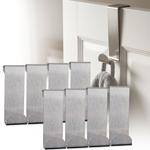 Stainless steel door hooks, pack of 8 – over-the-door rack without drilling, ...