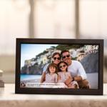 Cadre photo numérique interactif avec Wi‑Fi, noir – Grand cadre Full HD 15,6“...