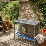 Stainless steel sink unit for outdoor kitchen – DIN 430 stainless steel 18/10...