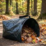 Sac pliable pour déchets de jardin 150 l – Sac de jardin autoportant avec bor...