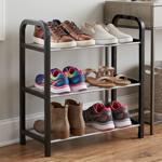 Meuble à chaussures avec 3 niveaux en grille – pour 6 paires de chaussures – ...